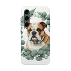 English Bulldog Watercolor Botanical Wreath Phone Case | Premium Dog Prints | Tritan — view 9 of 28