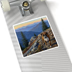 Acrylic Boxer - Mountain Overlook | Kiss-Cut Stickers