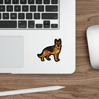 Pop Art German Shepherd Sticker | Tritan