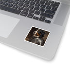 Bernese Mountain Dog Medieval Knight Portrait Sticker, Dog Portrait Vinyl Decal, Kiss-Cut Sticker, Bernese Mountain Dog Lover Gift