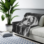 Labrador Retriever Cozy Set — 2-Piece Blanket + Mug Gift Set | Charcoal | Tritan