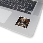 Shih Tzu Medieval Knight Portrait Sticker, Dog Portrait Vinyl Decal, Kiss-Cut Sticker, Shih Tzu Lover Gift