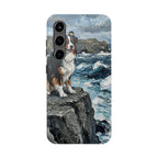 Acrylic Gallery Print Australian Shepherd - Coastal Cliffside | Tough Phone Case — view 9 of 28