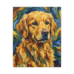 Golden Retriever Home Set — 3 Art Styles | Canvas + Blanket + Mug