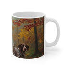 Acrylic German Shorthaired Pointer - Autumn Woods | Ceramic Mug 11oz