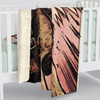 German Shepherd Comic Pop Art Throw Blanket | Premium Dog Art | Tritan