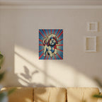 Havanese Comic Art Canvas - Energetic Pop Art Dog Portrait with Halftone Style