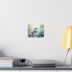 Siberian Husky Watercolor Canvas Print | Dog Wall Art | Pet Lover Gift | Modern Dog Decor