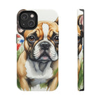 French Bulldog Watercolor Wildflower Field Phone Case | Premium Dog Prints | Tritan — primary view
