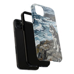 Acrylic Gallery Print Siberian Husky - Coastal Cliffside | Tough Phone Case — view 22 of 28