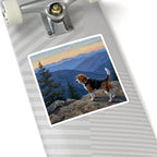 Acrylic Beagle - Mountain Overlook | Kiss-Cut Stickers