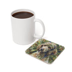 Poodle Watercolor Garden Peek Drink Coaster | Premium Dog Art | Tritan