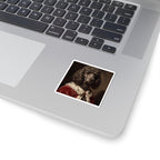 Poodle Kings & Queens Royal Portrait Sticker, Dog Portrait Vinyl Decal, Kiss-Cut Sticker, Poodle Lover Gift