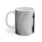 Rottweiler Charcoal Art Mug, Dog Mom Gift, Pet Lover Coffee Cup, Gentle Giant Dog Dad Ceramic 11oz Mug