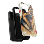 German Shepherd Watercolor Wildflower Field Phone Case | Premium Dog Prints | Tritan — view 19 of 28