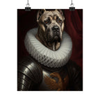 Cane Corso Renaissance Royal Portrait Matte Poster, Regal Dog Art Print, Cane Corso Lover Gift, Wall Art