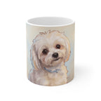Maltese | Painted Portrait Mug (Style B, Front + Back)
