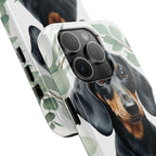 Dachshund Watercolor Botanical Wreath Phone Case | Premium Dog Prints | Tritan — view 17 of 28