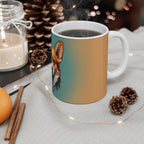 Corgi Low Poly Cool Jewel Ceramic Mug 11oz | Dog Lover Gift