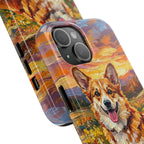 Corgi Acrylic Gallery Print Sunset Prairie Phone Case | Premium Dog Prints | Tritan — view 13 of 24