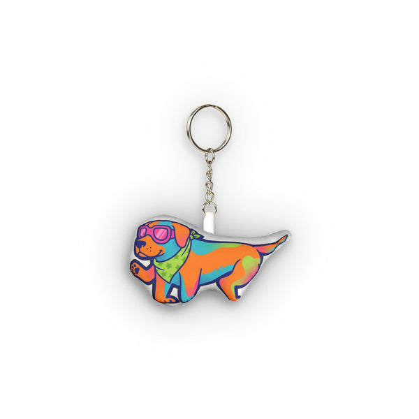 Y2K Labrador Plush Keychain | Tritan
