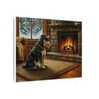 Miniature Schnauzer Canvas Wall Art | Acrylic Painting Dog Gift | Schnauzer Art Print | Pet Lover Decor Ready to Hang