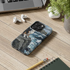 Australian Shepherd Acrylic Gallery Print Coastal Cliffside Phone Case | Premium Dog Prints | Tritan — view 11 of 28