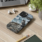 Acrylic Gallery Print Siberian Husky - Coastal Cliffside | Tough Phone Case — view 12 of 28