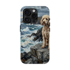 Acrylic Gallery Print Poodle - Coastal Cliffside | Tough Phone Case — view 6 of 28