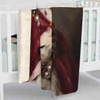 Beagle Kings & Queens Royal Portrait Regal Throw Blanket | Premium Dog Art | Tritan