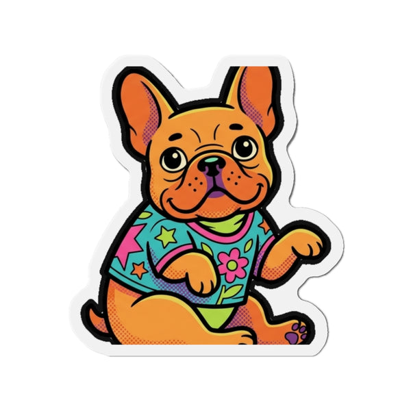 Y2K French Bulldog Magnet | Tritan