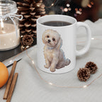 Maltese — Painted Portrait Mug (Style B, Front + Back)