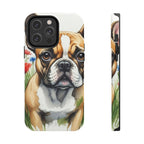 French Bulldog Watercolor Wildflower Field Phone Case | Premium Dog Prints | Tritan — view 3 of 28