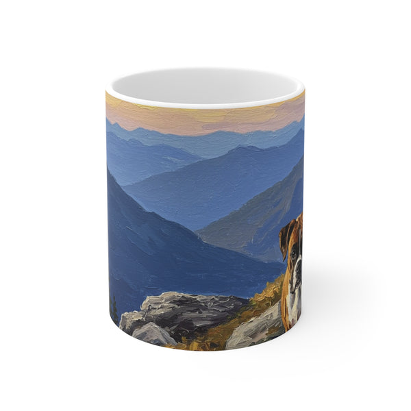 Acrylic Boxer - Mountain Overlook | Ceramic Mug 11oz