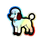 Pop Art Poodle Holo Sticker | Tritan