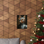Yorkshire Terrier Medieval Knight Portrait Matte Poster, Regal Dog Art Print, Yorkshire Terrier Lover Gift, Wall Art