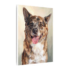Apollo — Custom Shiba × Pomeranian Portrait Canvas