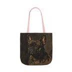 French Bulldog Tote Bag | Painterly Dog Art Canvas Tote | Frenchie Mom Gift | Dog Lover Market Bag | Pet Portrait Accessory