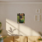 French Bulldog Oil Painting Soccer Portrait Canvas Wall Art Decor Gift for Dog Lovers