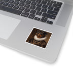 Rottweiler Renaissance Royal Portrait Sticker, Dog Portrait Vinyl Decal, Kiss-Cut Sticker, Rottweiler Lover Gift