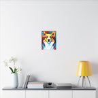 Pop Art Corgi Canvas — Bold Dog Wall Art