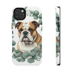 English Bulldog Watercolor Botanical Wreath Phone Case | Premium Dog Prints | Tritan — view 4 of 28
