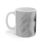 Labrador Retriever Charcoal Portrait Ceramic Mug 11oz | Premium Dog Art | Tritan