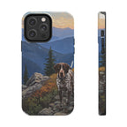 Acrylic German Shorthaired Pointer - Mountain Overlook | Tough Phone Case