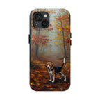 Acrylic Beagle - Autumn Woods | Tough Phone Case