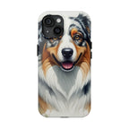 Australian Shepherd Watercolor Wildflower Field Phone Case | Premium Dog Prints | Tritan — view 5 of 28