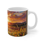 Dachshund Acrylic Gallery Print Sunset Prairie Coffee Mug | Premium Dog Prints | Tritan — view 3 of 4