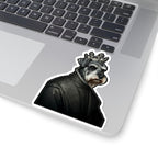 Miniature Schnauzer Kings & Queens Royal Portrait Sticker, Dog Portrait Vinyl Decal, Kiss-Cut Sticker, Miniature Schnauzer Lover Gift