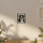 Bernese Mountain Dog Charcoal Portrait Canvas Print | Berner Wall Art | Dog Lover Gift | Pet Decor Home Art