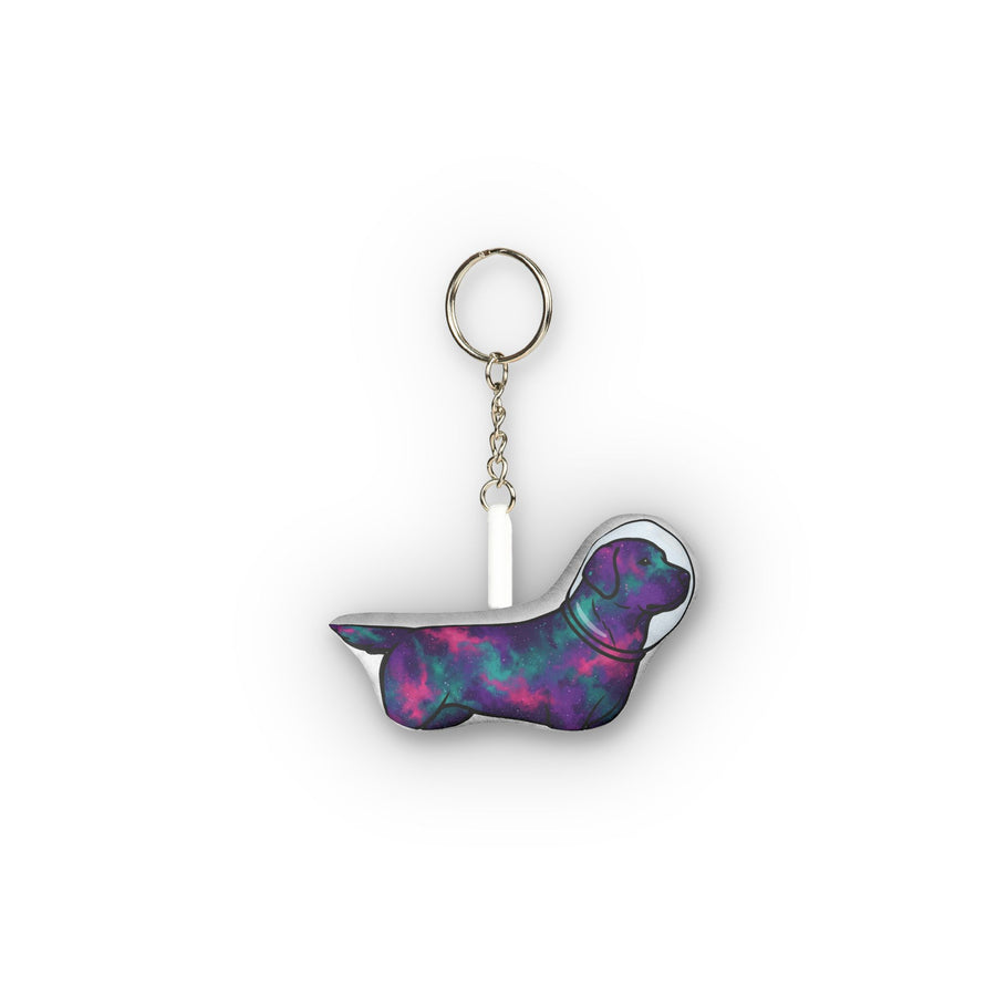 Cosmic Labrador Plush Keychain | Tritan